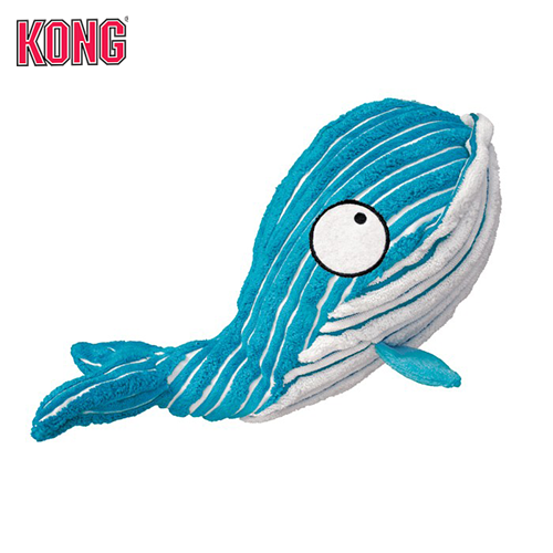 KONG 콩 고래 장난감(삑삑이+바스락모양으로 흥미up)